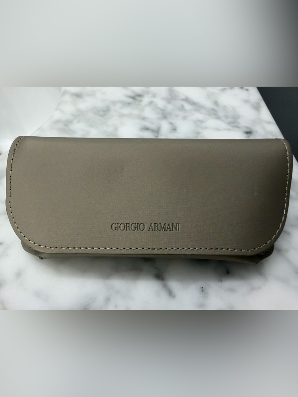 Giorgio Armani Sunglasses Case gray/beige